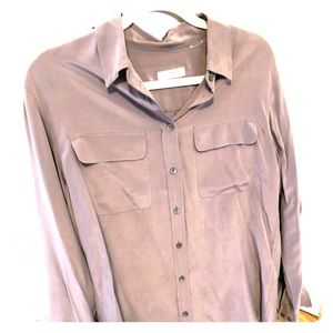 COPY - Equipment signature silk button down blous…